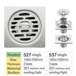 2023 Jualan yang baik dan air berkualiti tinggi air pancuran air lantai lantai keluli tahan karat