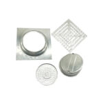 Xunjia/xinzhijia – 15 *15 Cm 6 Corak Palisade Tebal Mm 201 Parit Lantai Persegi Dapur Keluli Tahan Karat dengan Teras Kalis Bau Biasa yang Besar