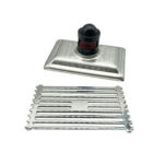 10*15cm Rectangular Light Bamboo Pattern 201stainless Steel Kitchen Shower Bathroom Plastic Magnetic Suspension Core Floor Drain