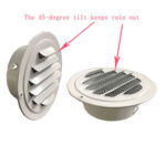 2023 New Custom Round Stainless Steel Air Diffuser Vents Bathroom Kitchen Diffuser Vents