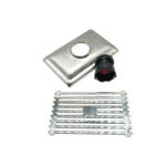 10*15cm Rectangular Light Bamboo Pattern 201stainless Steel Kitchen Shower Bathroom Plastic Magnetic Suspension Core Floor Drain