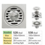 2023 Jualan yang baik dan air berkualiti tinggi air pancuran air lantai lantai keluli tahan karat