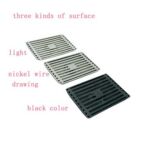 उच्च गुणवत्ता वाला आधुनिक 10*15 सेमी 3 मिमी मोटा बांस पैटर्न 201 स्टेनलेस स्टील फर्श नालियाँ