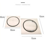 10X10 Dan 15X15 Pijakan Kaki Tersembunyi Melantun Longkang Lantai