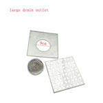 20*20 សង់ទីម៉ែត 2 ម.ម 304 បំពង់បង្ហូរទឹកជាន់ដែកអ៊ីណុកដែលមានស្នូលលំហូរធំក្លិនធម្មតា។