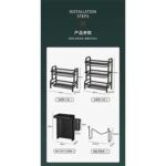 Xunjia / xinzhijia – R3 المطبخ تخزين علبة معدنية استنزاف رف أطباق تجفيف الرف الفولاذ المقاوم للصدأ استنزاف الرف