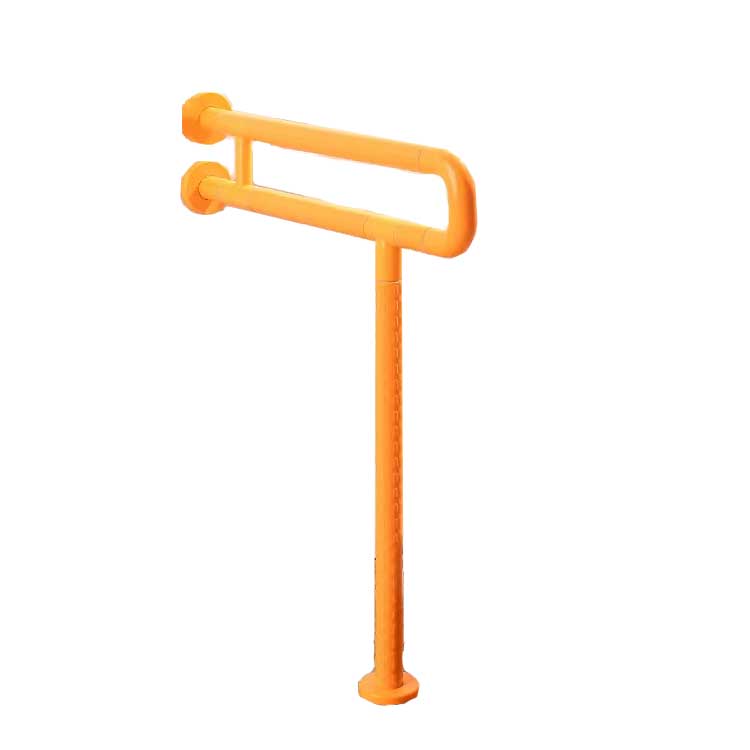 KJ-6070 Single U Reinforced Landing – the Versatile Stainless Steel Plus ABS Bathroom Handrail