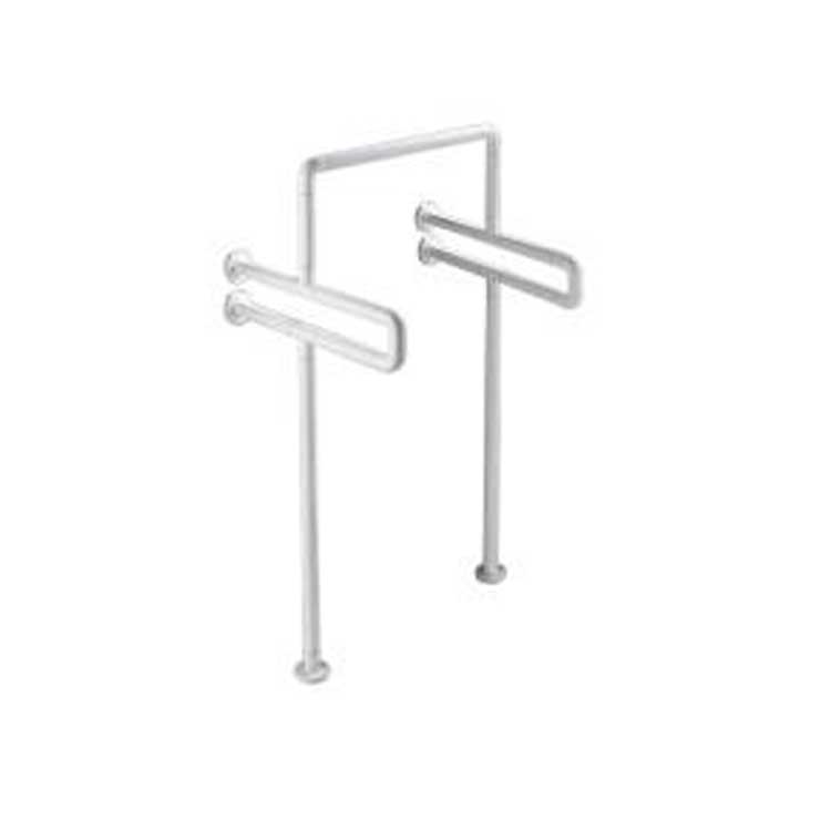 KJ-6866 Urinal Double U Landing – Handrail Bilik Mandi Keluli Tahan Karat Serbaguna Plus ABS