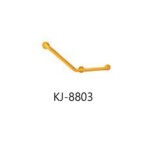 KJ-8803 135 Degree Handrail、KJ-8804 Straight Handrail – বহুমুখী স্টেইনলেস স্টীল প্লাস ABS বাথরুম হ্যান্ড্রাইল