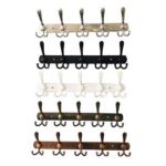 ज़ुन्जिया/झिन्झिजिया – स्टेनलेस स्टील 1.6 मिमी काला और सफेद चांदी कांस्य तांबा 15 हैंगर 5 रॉब वॉल हैंगिंग हैंगर