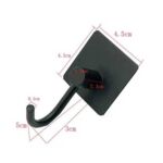 Xunjia/xinzhijia – China Supplier Wall Mounted 3 M Self Adhesive 304 Stainless Steel Square Single Coat Hooks
