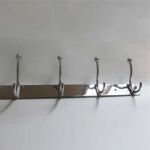 ज़ुन्जिया/झिन्झिजिया – स्टेनलेस स्टील प्लेट सफेद कोट हुक बेडरूम दरवाजा कपड़े मुफ्त पंचिंग छोटा हुक पेंडेंट हैंगिंग कपड़े दरवाजा पीछे का हुक