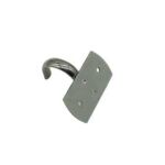 Xunjia/xinzhijia – Semicircular 304 Stainless Steel Wall Mounted Single Metal Clothes Rack Hooks with Rectangle Plate