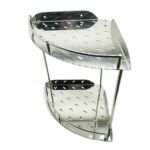 Xunjia/xinzhijia – Dinding pelekat bukan penggerudian dipasang sudut bilik mandi keluli pendakap rak penyimpanan keluli tahan karat