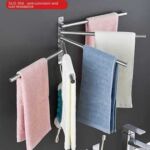 Xunjia/xinzhijia – Factory Direct Selling Hotel Rotary Bathroom Movable Towel Rack Bath Towel Rack