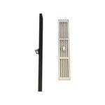 條紋地板排水管有效的浴室排水