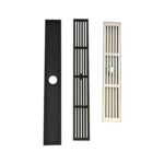 條紋地板排水管有效的浴室排水