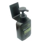 Xunjia/xinzhijia -304 黑色壁掛粘液不銹鋼淋浴浴室廁所液體肥皂架,用於洗髮水吊架