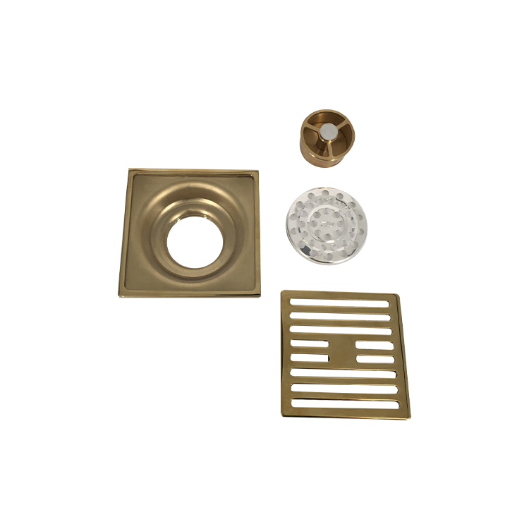 Small edge straight discharge disposable odor proof floor drain