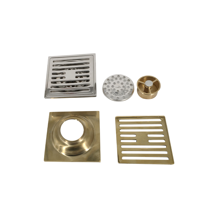 Small edge straight discharge disposable odor proof floor drain