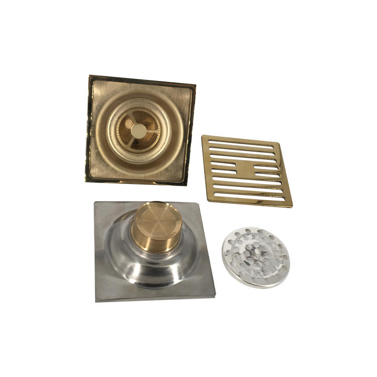 Small edge straight discharge disposable odor proof floor drain