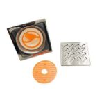 高品质 6mm 厚 201 餐厅用不锈钢波纹厨房防臭防污地漏