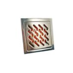 高品质 6mm 厚 201 餐厅用不锈钢波纹厨房防臭防污地漏