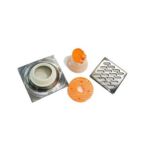 高品质 6mm 厚 201 餐厅用不锈钢波纹厨房防臭防污地漏