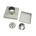 ज़ुन्जिया/झिन्झिजिया – Wholesale 2mm Thick The Invisible Tile Insert 304 Stainless Steel Square Floor Drain