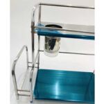 Xunjia/xinzhijia – Multi-functional Vertical Two-layer 40cm 201 Stainless Steel Kitchen Sauce Bottle Storage Rack