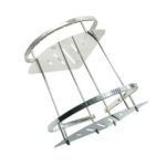 Sıcak satış duvara monte üretim hattı 2 Tier SS201 /SS304 Banyo Mutfak Üçgen Tank Rafı