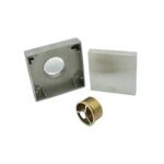 Prueba de olor invisible de alta calidad al por mayor de 3 mm de espesor 304 Drenaje de piso de inserto de mosaico de acero inoxidable con núcleo magnético de cobre —xinzhijia/xunjia