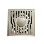 Bán buôn Phụ kiện phòng tắm tùy chỉnh Bộ lọc vòi hoa sen 9 * 9cm Thép không gỉ chải Flor Drain —XINZHIJIA/XUNJIA