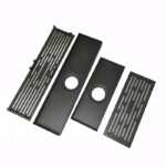 ท่อระบายน้ำทิ้งทรงยาว สเตนเลส กันกลิ่น ท่อระบายน้ำสีเทาปืน