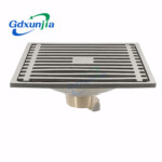 Stainless steel floor drain bathroom with multiple specifications of odor proof single and double floor drains.