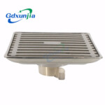 Stainless steel floor drain bathroom with multiple specifications of odor proof single and double floor drains.