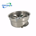 Longkang lantai tersembunyi anjakan besar keluli tahan karat longkang lantai tidak kelihatan dalam bilik mandi