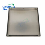 Longkang lantai tersembunyi anjakan besar keluli tahan karat longkang lantai tidak kelihatan dalam bilik mandi