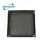 Parit lantai keluli tahan karat tersembunyi, longkang lantai jubin seramik warna yang berbeza.