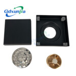 Parit lantai keluli tahan karat tersembunyi, longkang lantai jubin seramik warna yang berbeza.