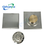 Parit lantai keluli tahan karat tersembunyi, longkang lantai jubin seramik warna yang berbeza.